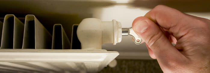 Verwarming ontluchten